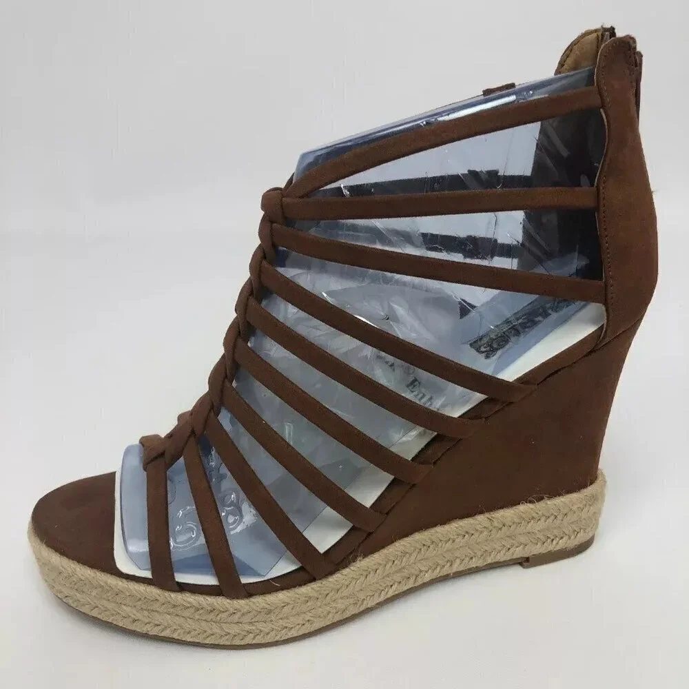 Carlos by Carlos Santana Womens Camilla Sandal Shoe Acorn Brown 9M
